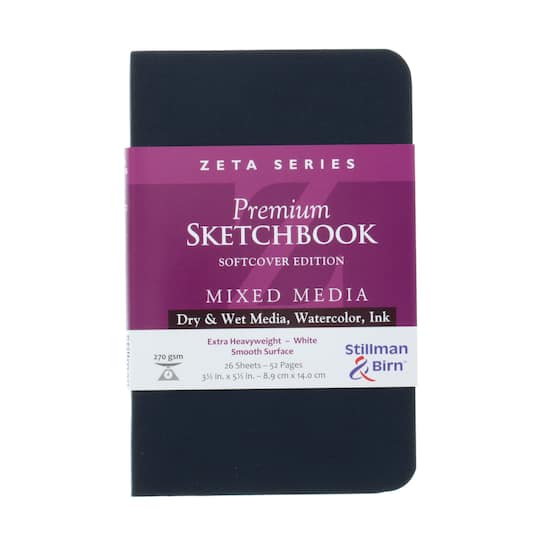 Stillman &#x26; Birn&#xAE; Zeta Series White Softcover Mixed Media Sketchbook